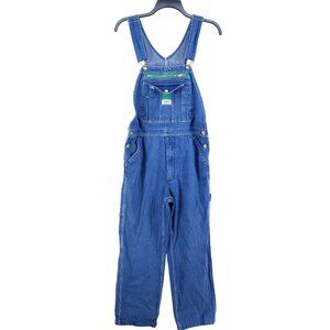 Liberty Mens Denim Bib Overalls 34x30 Cotton Medium Wash